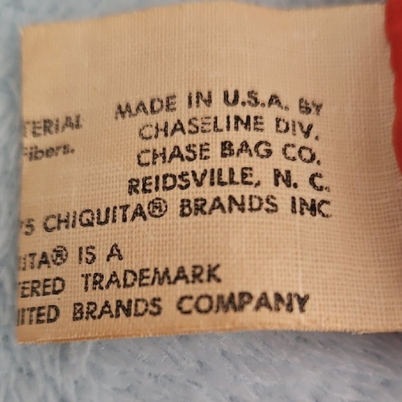 Vintage Fabric Plush Pillow Doll Chiquita Banana | Toy Advertising Cloth Stuffed - Picture 4 of 4